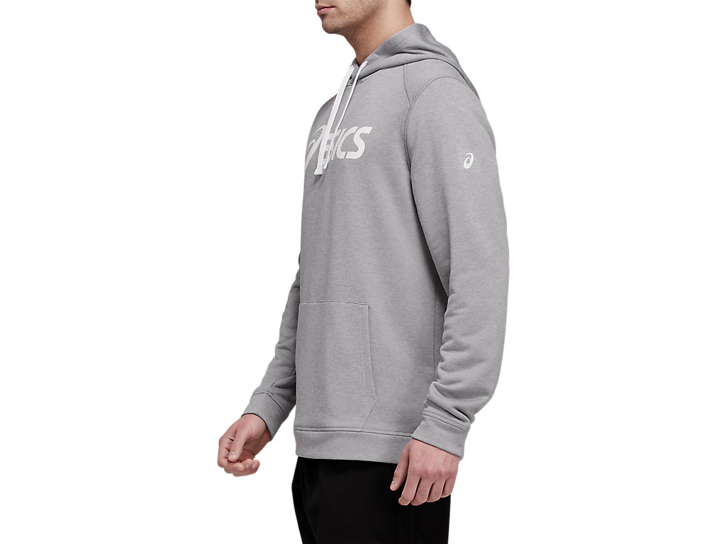 Moletom Com Capuz Asics French Terry Masculino Branco | 3092-ICLSM