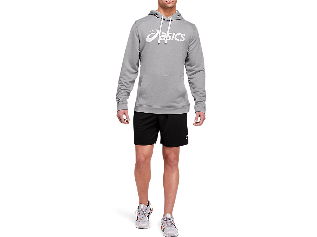 Moletom Com Capuz Asics French Terry Masculino Branco | 3092-ICLSM