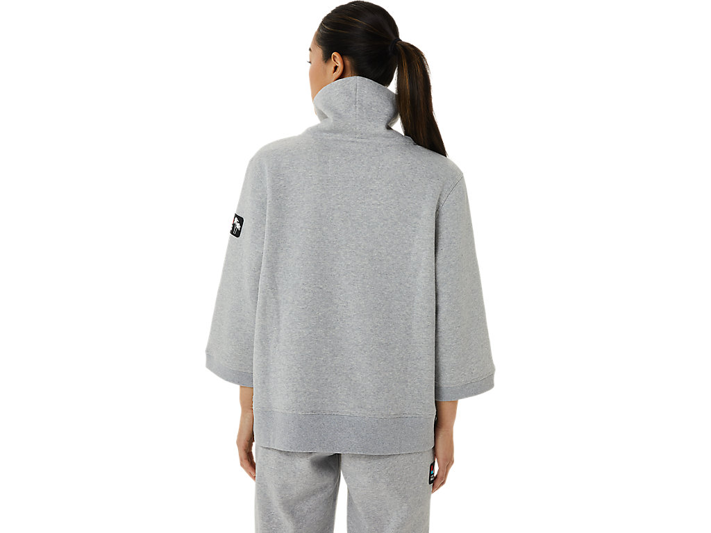 Moletom Com Capuz Asics Sunday Fleece Cowl Lam Feminino Luz Cinzentas | 8467-LGSMA