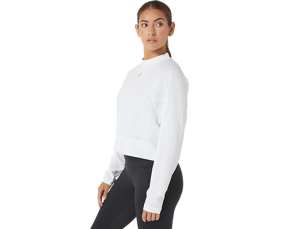 Moletom Com Capuz Asics The New Strong Repurposed Pullover Feminino Branco | 0673-WDBTV