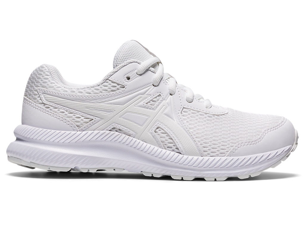 Running Shoes Asics Contend 7 Grade School Criança Branco Branco | 3410-SJBLR