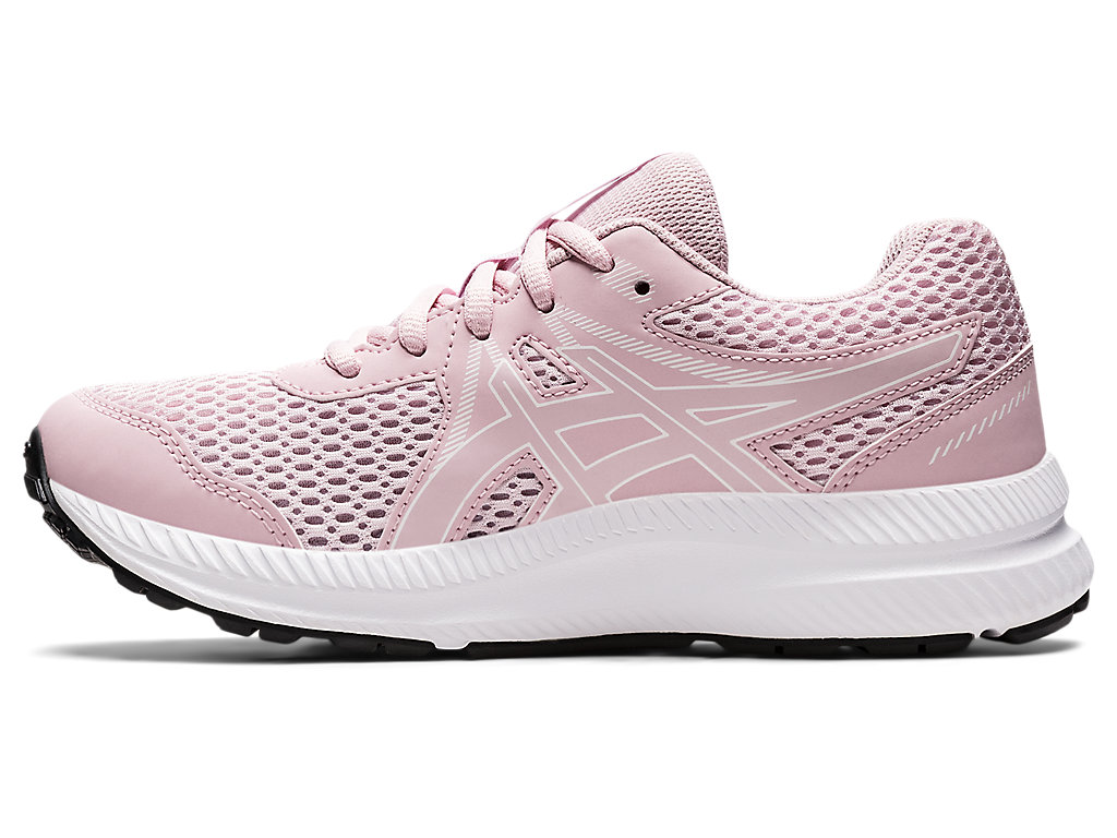 Running Shoes Asics Contend 7 Grade School Criança Rosa Branco | 5318-LXSTP