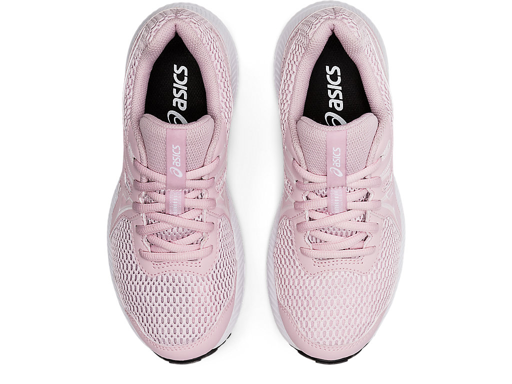 Running Shoes Asics Contend 7 Grade School Criança Rosa Branco | 5318-LXSTP