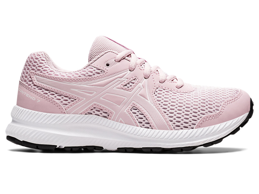 Running Shoes Asics Contend 7 Grade School Criança Rosa Branco | 5318-LXSTP