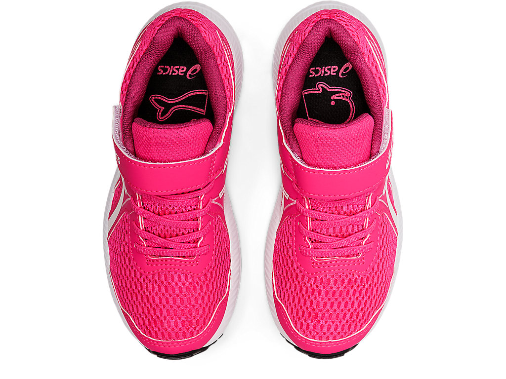 Running Shoes Asics Contend 7 Pre-School Criança Rosa Branco | 1764-SQPMZ