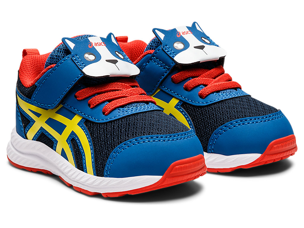 Running Shoes Asics Contend 7 Toddler Size Criança Amarelas | 6753-TMAQN