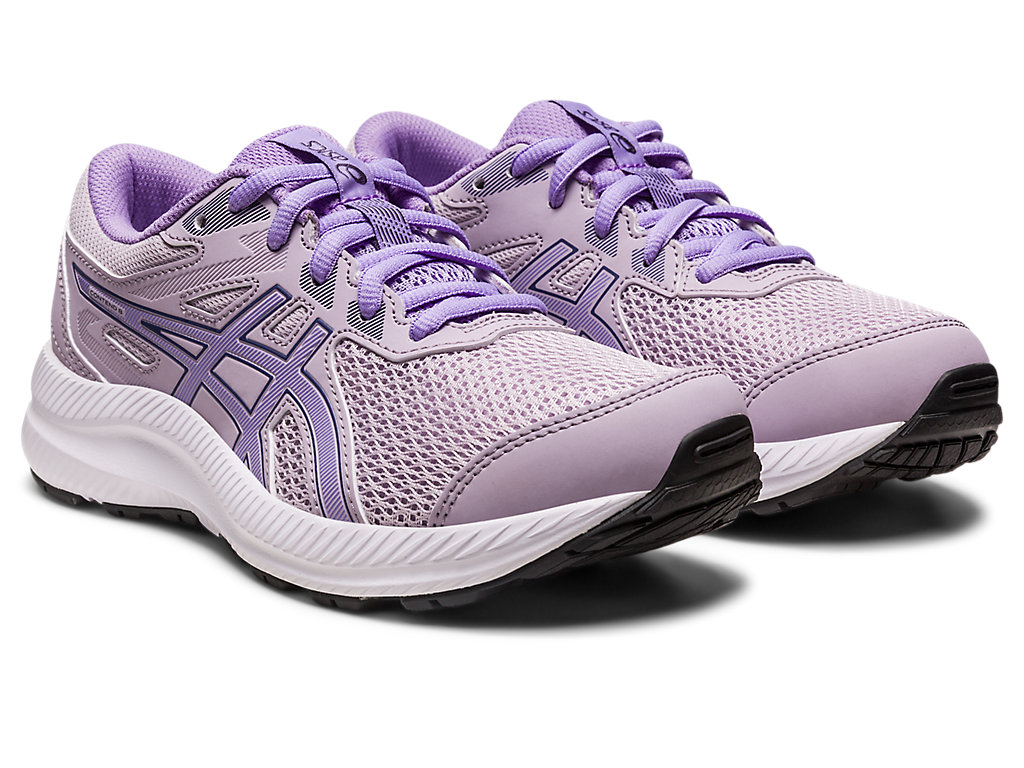 Running Shoes Asics Contend 8 Grade School Criança Roxo Roxo | 0231-RKUEZ