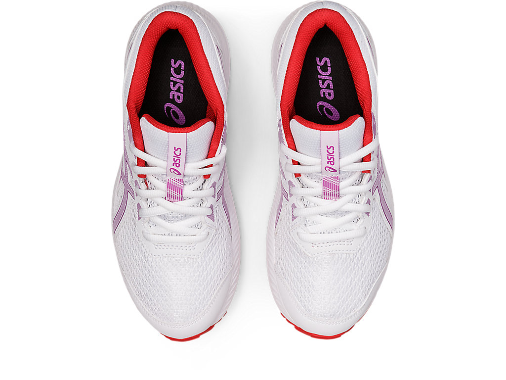 Running Shoes Asics Contend 8 Grade School Criança Branco Roxo | 0346-DVKSZ