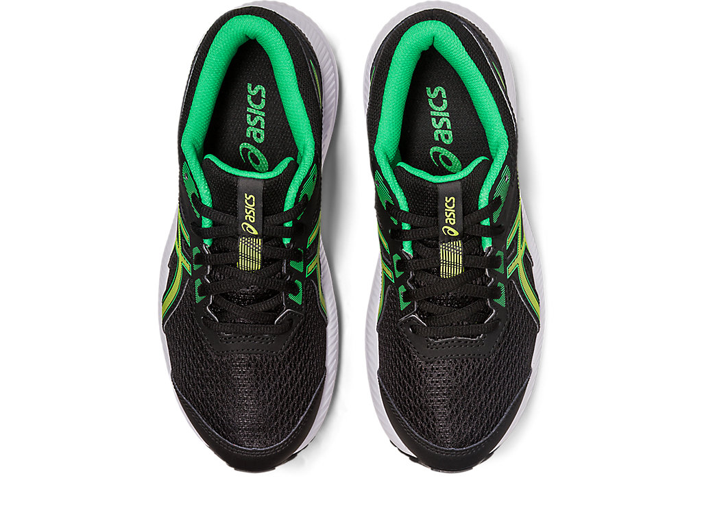 Running Shoes Asics Contend 8 Grade School Criança Pretas Luz Verdes | 3624-HIQYM