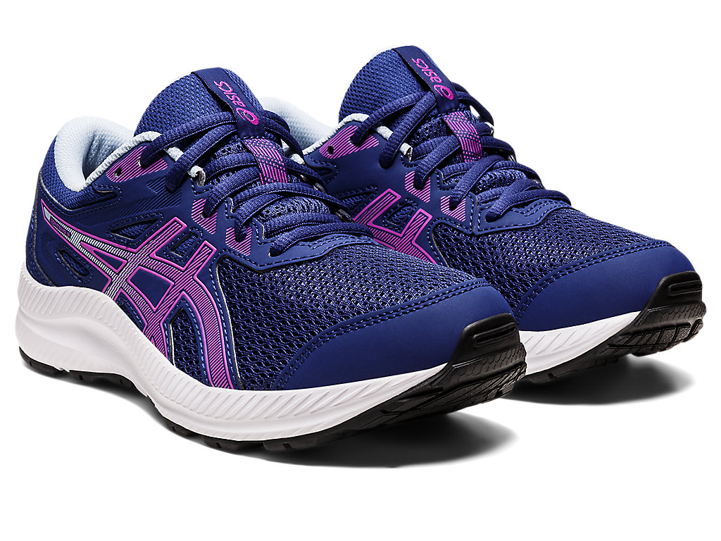 Running Shoes Asics Contend 8 Grade School Criança Azuis Roxo | 6518-ZGLTB