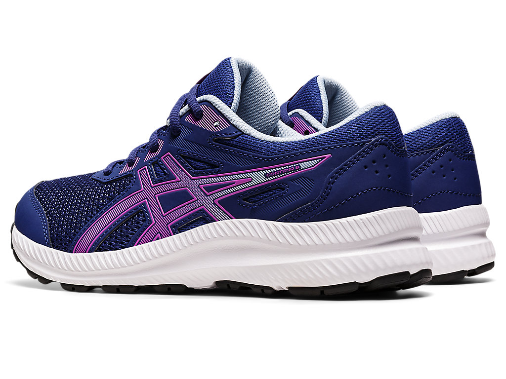 Running Shoes Asics Contend 8 Grade School Criança Azuis Roxo | 6518-ZGLTB