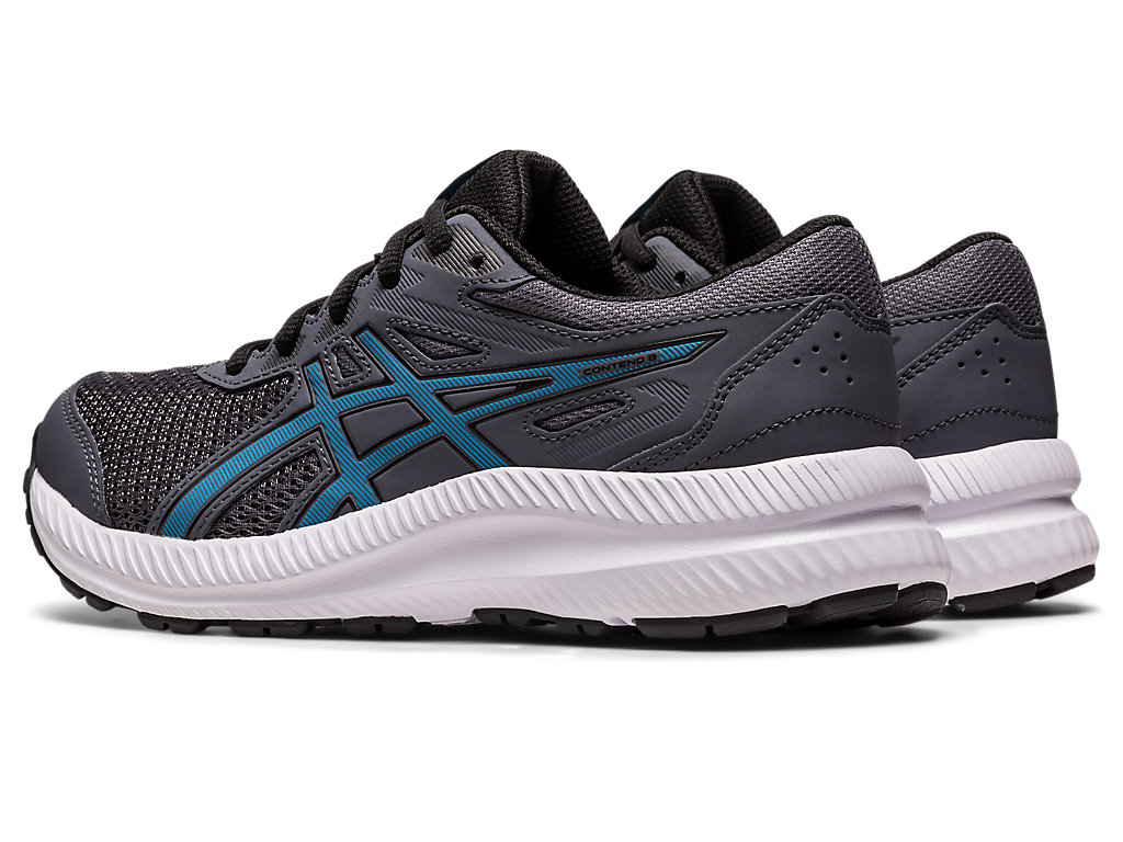 Running Shoes Asics Contend 8 Grade School Criança Cinzentas Azuis | 8459-DZHMC