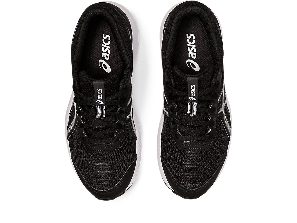 Running Shoes Asics Contend 8 Grade School Criança Pretas Branco | 8731-KJCZW