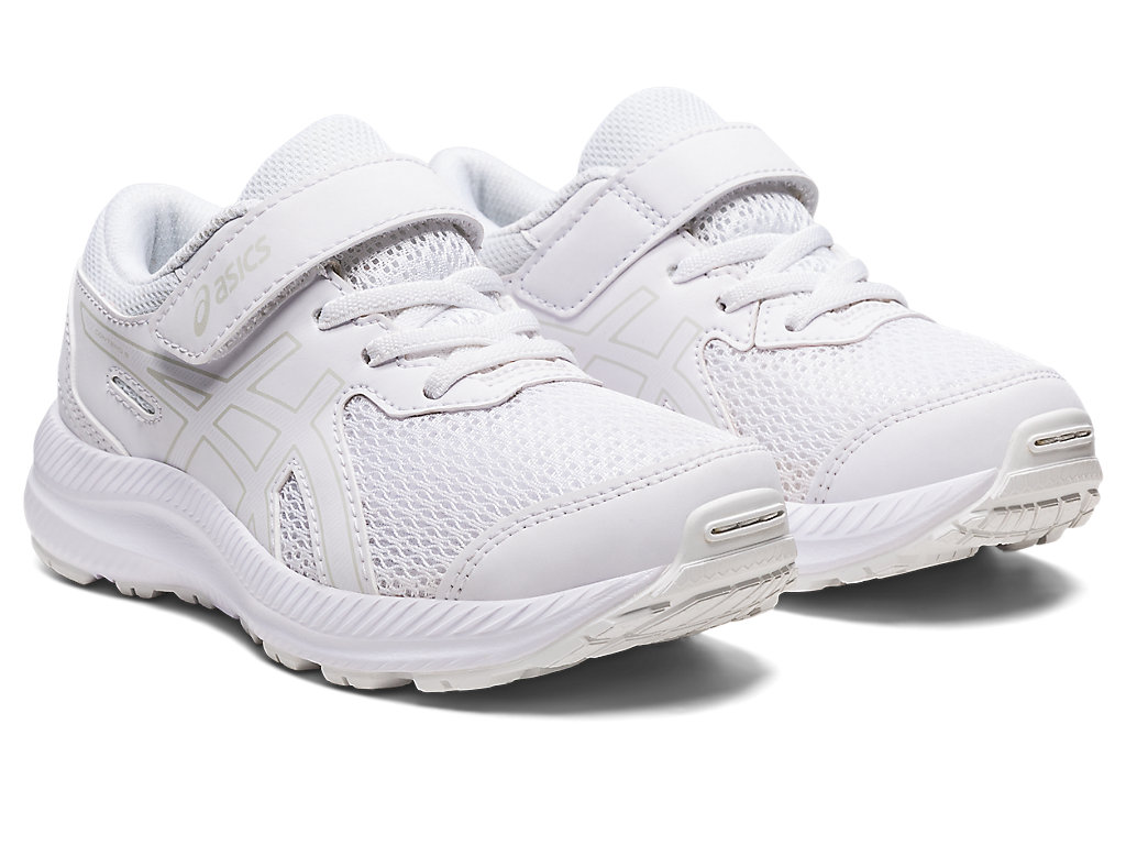 Running Shoes Asics Contend 8 Pre-School Criança Branco Branco | 2348-TSZRP