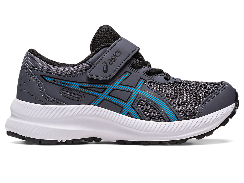 Running Shoes Asics Contend 8 Pre-School Criança Cinzentas Azuis | 6427-OACID