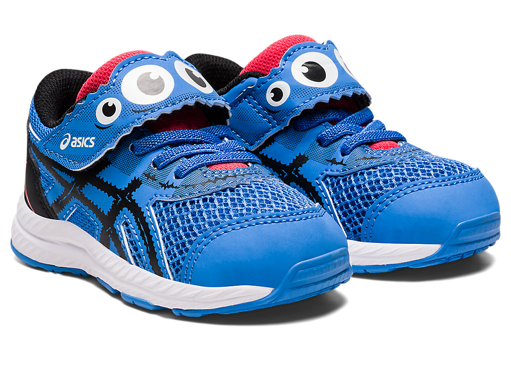 Running Shoes Asics Contend 8 Toddler Size School Yard Criança Azuis Pretas | 3486-IKMDZ