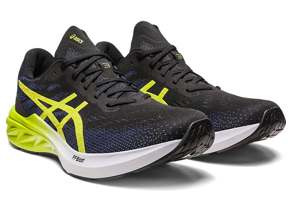 Running Shoes Asics Dynablast 3 Masculino Pretas Luz Verdes | 2751-FMLRS