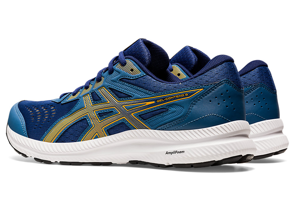 Running Shoes Asics Gel-Contend 8 Extra Largos Masculino Azuis | 1372-DHYFO