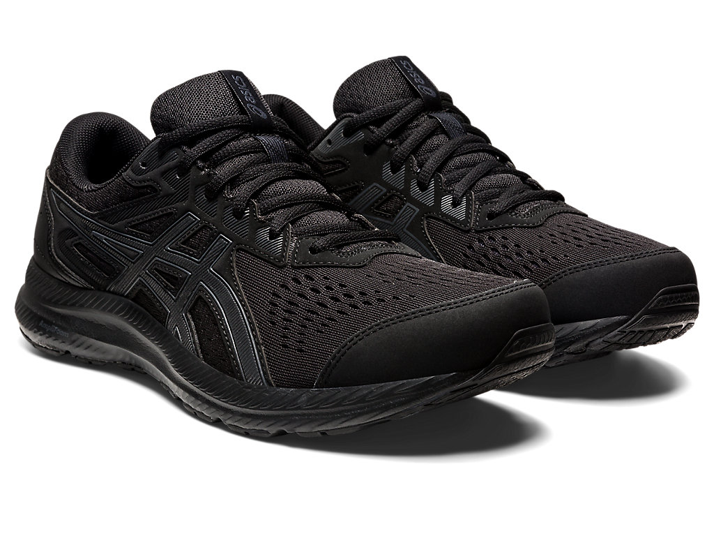 Running Shoes Asics Gel-Contend 8 Extra Largos Masculino Pretas Cinzentas | 1768-XLTMR