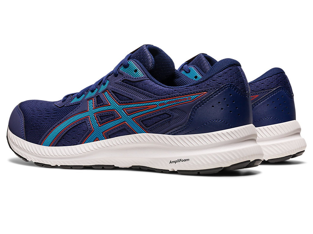 Running Shoes Asics Gel-Contend 8 Extra Largos Masculino Azul Anil Azuis Azuis | 4761-BFWSU