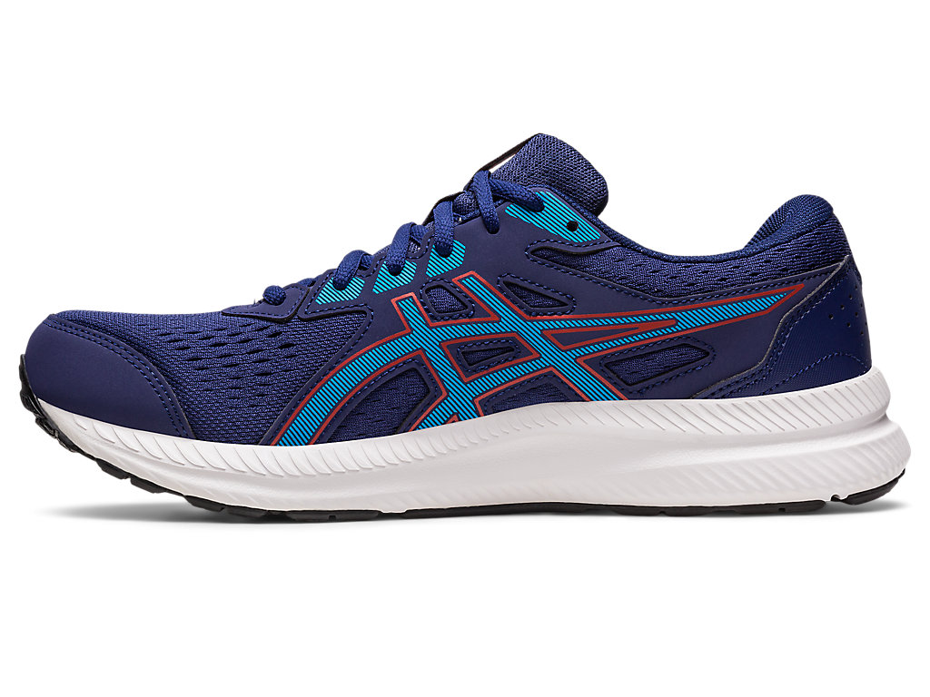 Running Shoes Asics Gel-Contend 8 Extra Largos Masculino Azul Anil Azuis Azuis | 4761-BFWSU