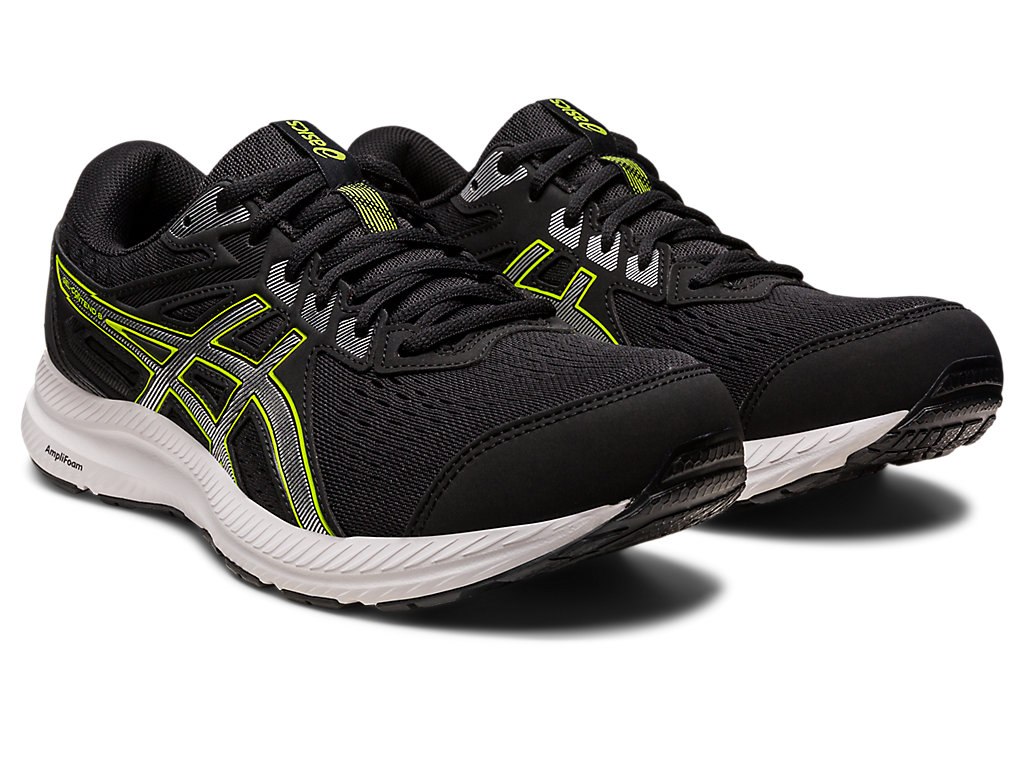 Running Shoes Asics Gel-Contend 8 Masculino Pretas Prateadas | 0182-XFBQE