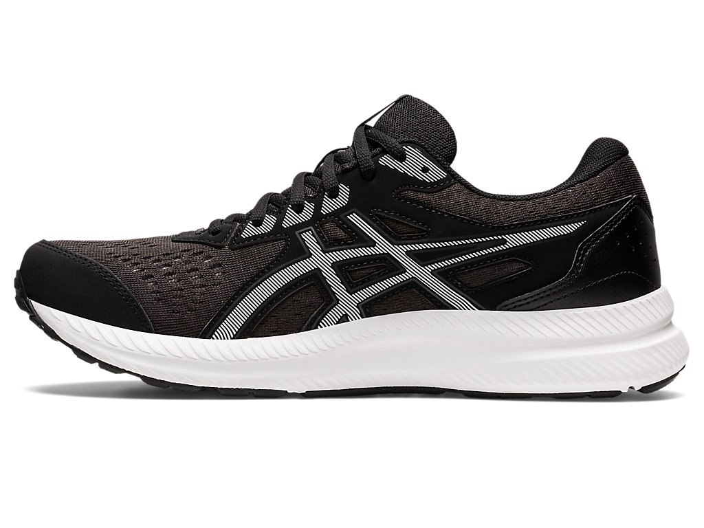 Running Shoes Asics Gel-Contend 8 Masculino Pretas Branco | 6239-AVLST