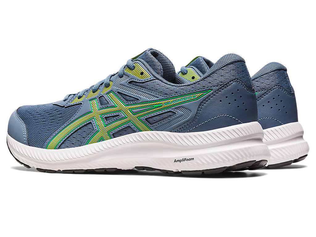 Running Shoes Asics Gel-Contend 8 Masculino Cinzentas Azuis Luz Verdes | 9745-IGOME