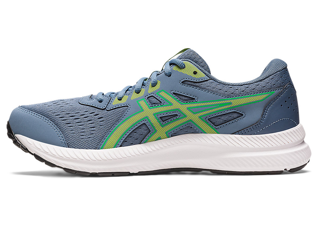 Running Shoes Asics Gel-Contend 8 Masculino Cinzentas Azuis Luz Verdes | 9745-IGOME