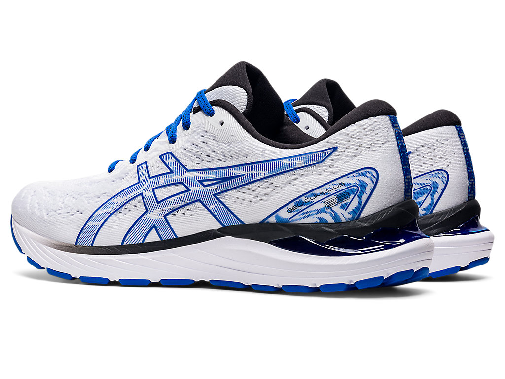 Running Shoes Asics Gel-Cumulus 23 Masculino Branco Azuis | 9863-LBSKM