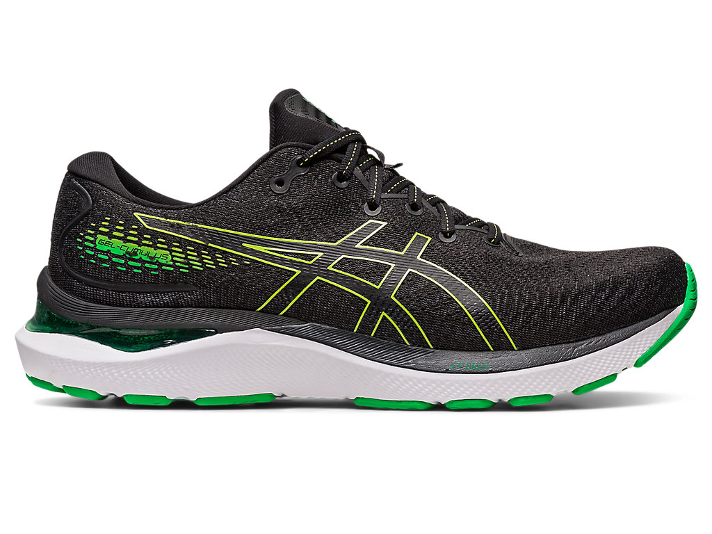 Running Shoes Asics Gel-Cumulus 24 Masculino Pretas Luz Verdes | 1796-OUCYT