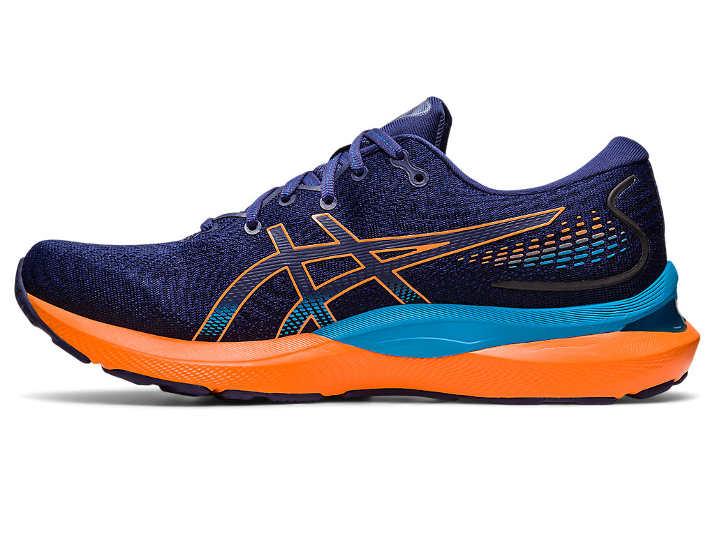 Running Shoes Asics Gel-Cumulus 24 Masculino Azul Anil Azuis Laranja | 8370-TPDWL