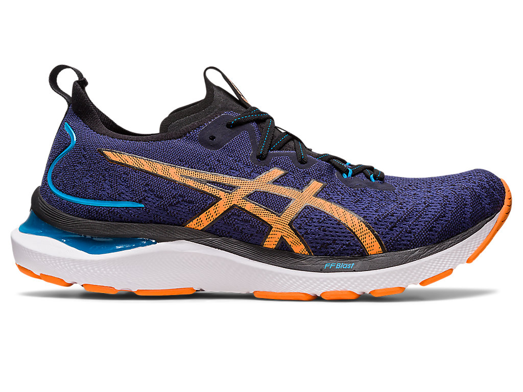 Running Shoes Asics Gel-Cumulus 24 Mk Masculino Azul Anil Azuis Laranja Coral | 4258-LAZXS