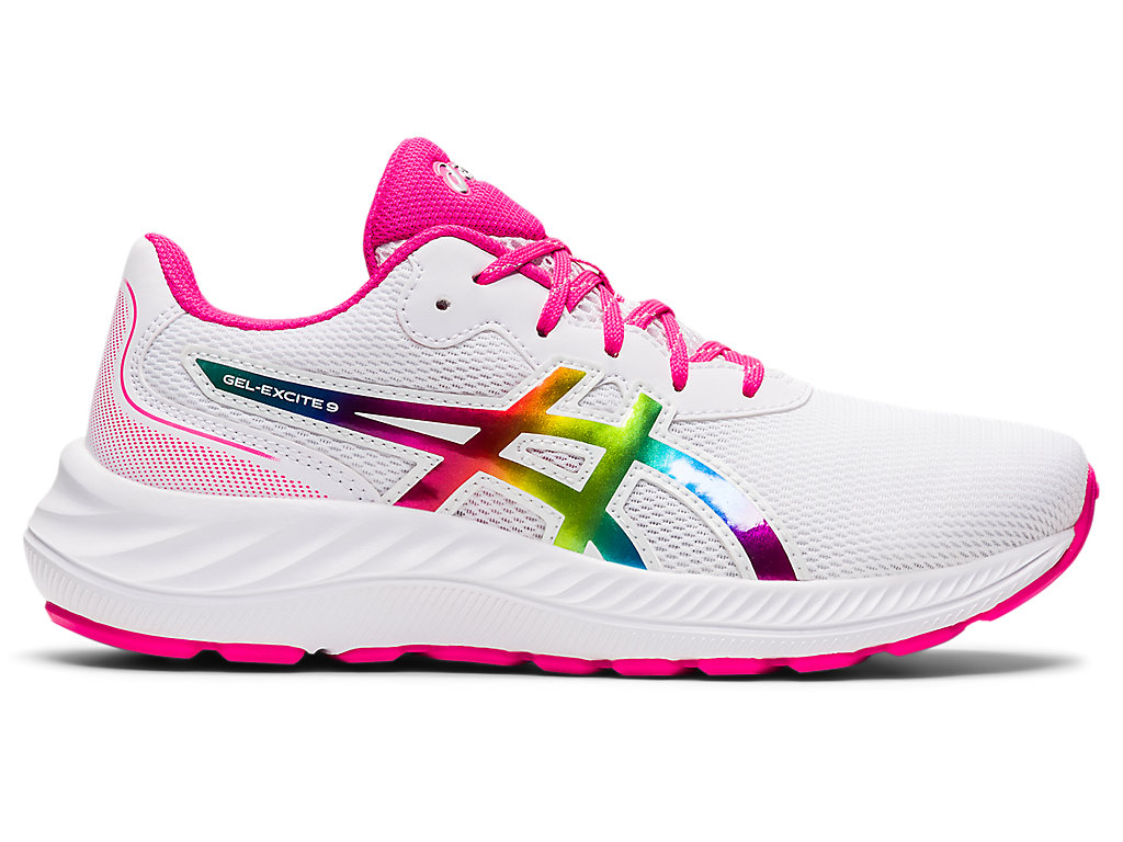 Running Shoes Asics Gel-Excite 9 Grade School Criança Branco Rosa | 4123-LTCHQ