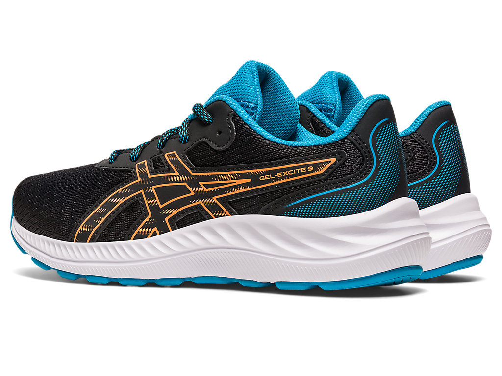 Running Shoes Asics Gel-Excite 9 Grade School Criança Pretas Laranja Coral | 6528-NKBQA