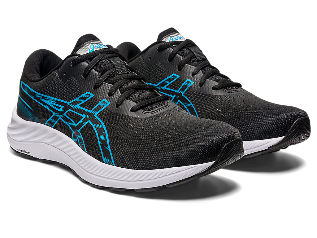 Running Shoes Asics Gel-Excite 9 Masculino Pretas Azuis | 3104-MPWHQ