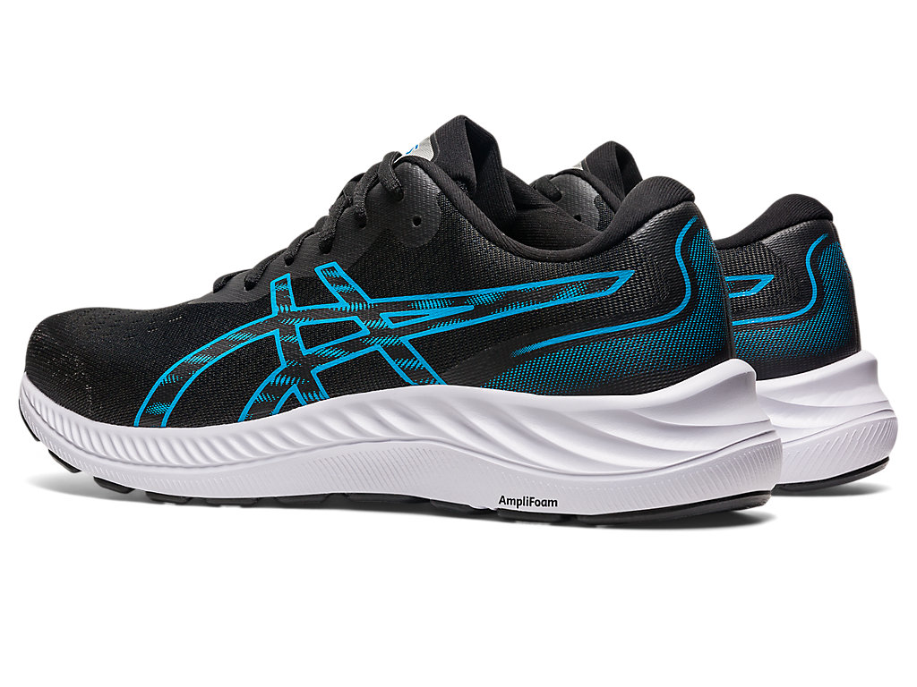 Running Shoes Asics Gel-Excite 9 Masculino Pretas Azuis | 3104-MPWHQ