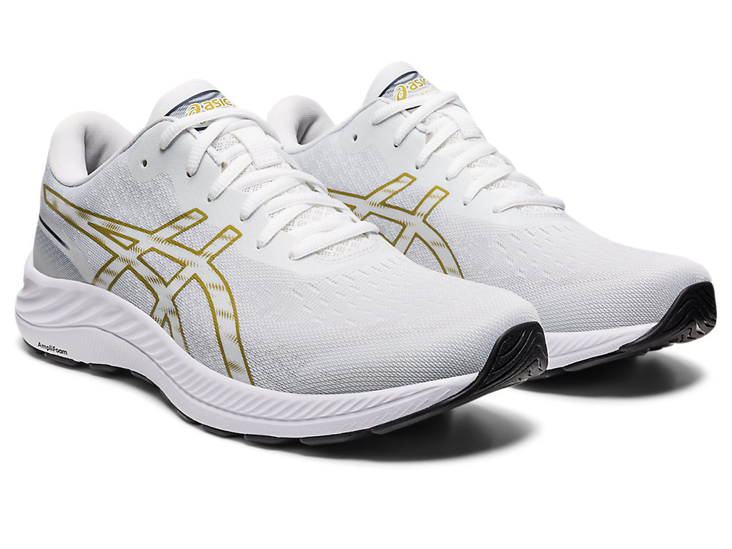 Running Shoes Asics Gel-Excite 9 Masculino Branco Verde Oliva | 8092-UGKAQ