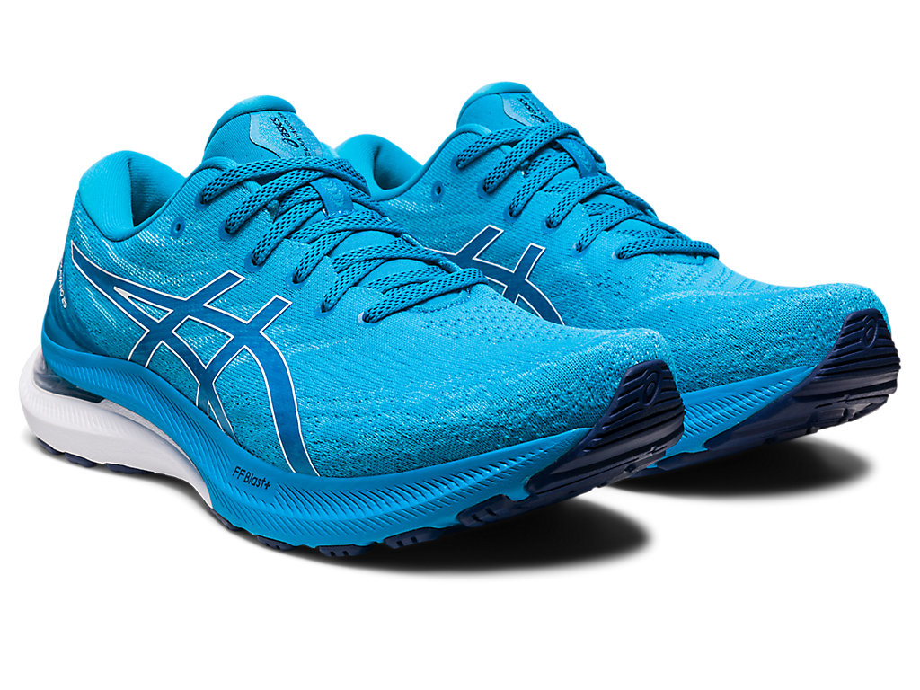 Running Shoes Asics Gel-Kayano 29 Extra Largos Masculino Azuis Branco | 2438-OVXEP