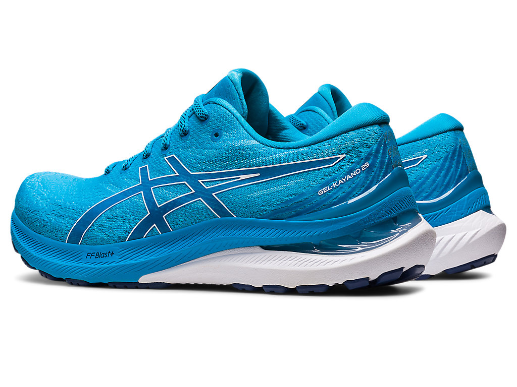 Running Shoes Asics Gel-Kayano 29 Extra Largos Masculino Azuis Branco | 2438-OVXEP