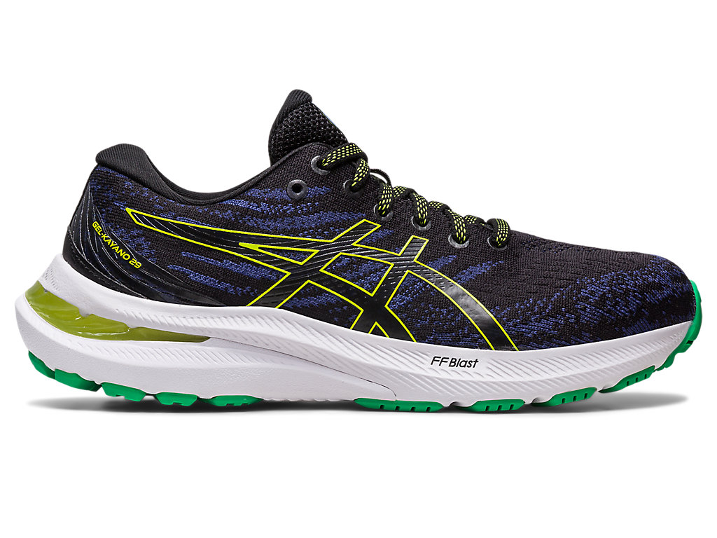 Running Shoes Asics Gel-Kayano 29 Grade School Criança Pretas Luz Verdes | 9257-HLZFO