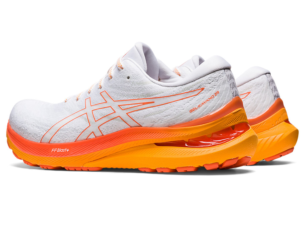 Running Shoes Asics Gel-Kayano 29 Masculino Branco Laranja | 3951-MTKON