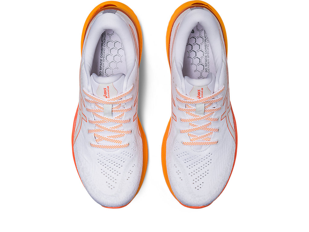 Running Shoes Asics Gel-Kayano 29 Masculino Branco Laranja | 3951-MTKON