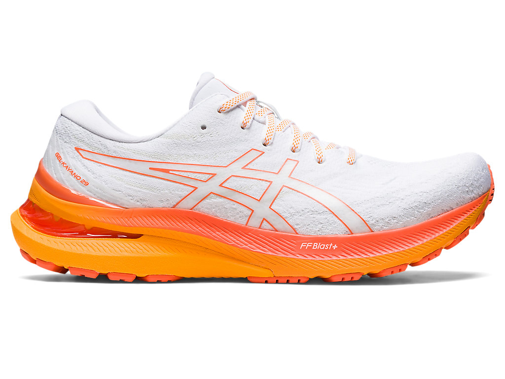 Running Shoes Asics Gel-Kayano 29 Masculino Branco Laranja | 3951-MTKON