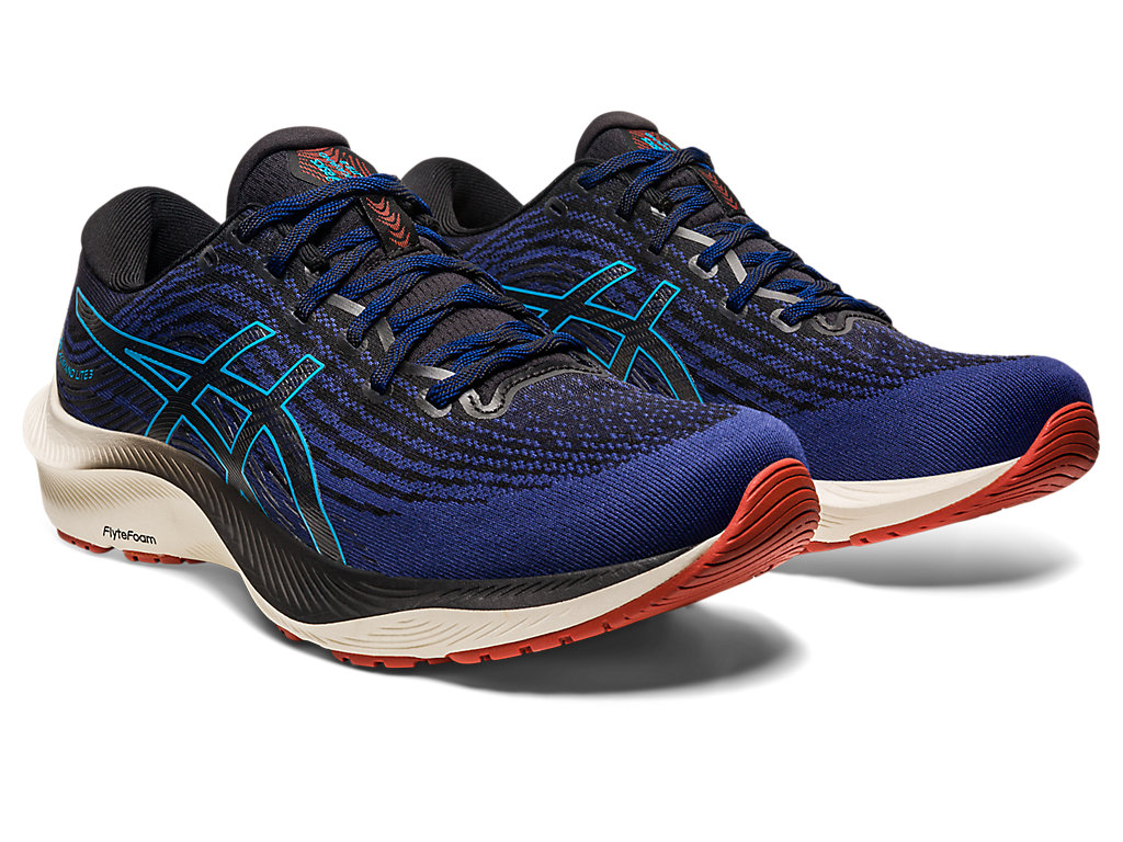 Running Shoes Asics Gel-Kayano Lite 3 Masculino Azul Anil Azuis Pretas | 8769-XYPJV