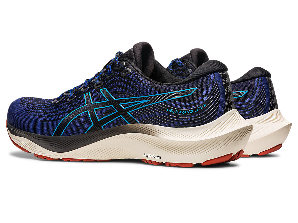 Running Shoes Asics Gel-Kayano Lite 3 Masculino Azul Anil Azuis Pretas | 8769-XYPJV