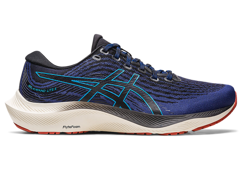 Running Shoes Asics Gel-Kayano Lite 3 Masculino Azul Anil Azuis Pretas | 8769-XYPJV