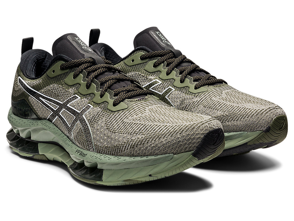 Running Shoes Asics Gel-Kinsei Blast Le Masculino Verdes Branco | 0718-RGXIQ