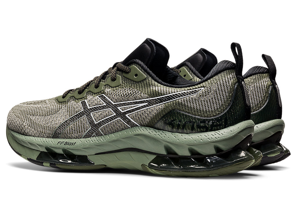 Running Shoes Asics Gel-Kinsei Blast Le Masculino Verdes Branco | 0718-RGXIQ