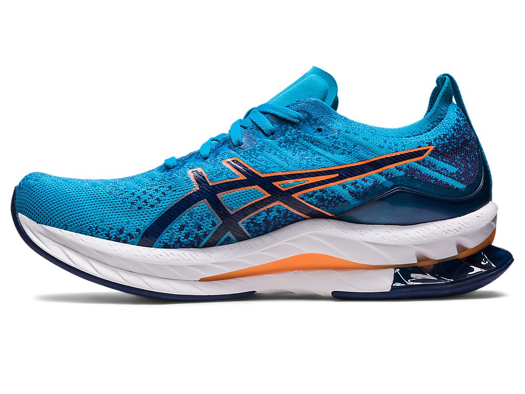 Running Shoes Asics Gel-Kinsei Blast Masculino Azuis Laranja Coral | 5268-RTYIM